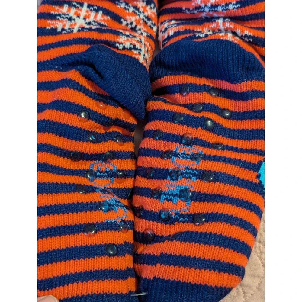 Disney Stitch Comfy Feet Unisex Fuzzy‎ Baba Slipper Socks Shoe Size 4-10 NWT